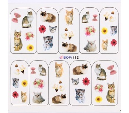 Waterdecal Animal BOP112