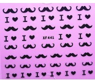 Sticker Moustache XF441